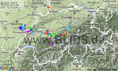 Rayo Suiza 19:30 UTC mié, 23/04/2014