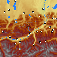 Nearby Forecast Locations - Lago Achen - Mapa