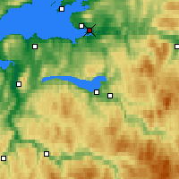 Nearby Forecast Locations - Værnes - Mapa