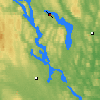 Nearby Forecast Locations - Gubbhogen - Mapa