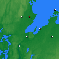 Nearby Forecast Locations - Bergarud - Mapa