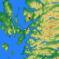 Nearby Forecast Locations - Bealach na Bà - Mapa
