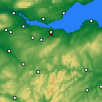 Nearby Forecast Locations - Ingliston - Mapa