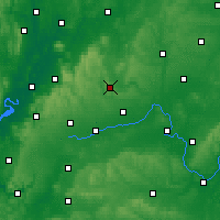 Nearby Forecast Locations - Stow-on-the-Wold - Mapa
