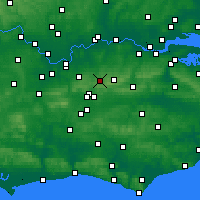 Nearby Forecast Locations - Croydon - Mapa