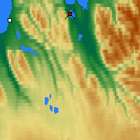 Nearby Forecast Locations - Bergstadir - Mapa