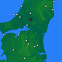 Nearby Forecast Locations - Tylstrup - Mapa