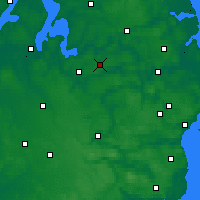 Nearby Forecast Locations - Foulum - Mapa