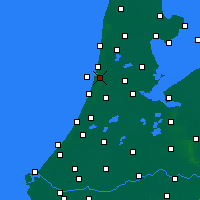 Nearby Forecast Locations - IJmuiden - Mapa