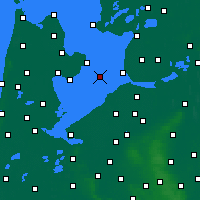 Nearby Forecast Locations - Houtribdijk - Mapa