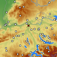 Nearby Forecast Locations - Beznau - Mapa