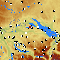 Nearby Forecast Locations - Steckborn - Mapa