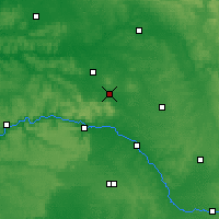Nearby Forecast Locations - Reims - Prunay Aerodrome - Mapa