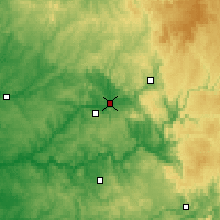 Nearby Forecast Locations - Brive-la-Gaillarde - Mapa