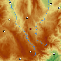 Nearby Forecast Locations - Le Puy-en-Velay - Mapa