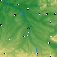 Nearby Forecast Locations - Toulouse - Mapa