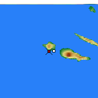 Nearby Forecast Locations - Isla de Fayal - Mapa