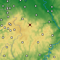 Nearby Forecast Locations - Nettersheim - Mapa