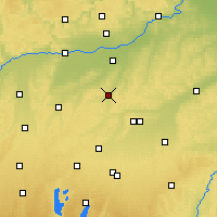 Nearby Forecast Locations - Pfaffenhofen an der Ilm - Mapa