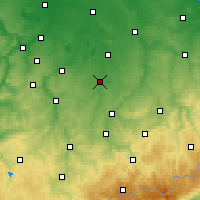 Nearby Forecast Locations - Altemburgo - Mapa