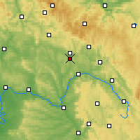 Nearby Forecast Locations - Coburgo - Mapa