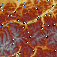 Nearby Forecast Locations - Patscherkofel - Mapa