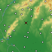Nearby Forecast Locations - Jaslovské Bohunice - Mapa