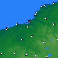 Nearby Forecast Locations - Łazy - Mapa