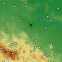 Nearby Forecast Locations - Legnica - Mapa