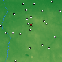 Nearby Forecast Locations - Lodz - Mapa