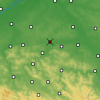 Nearby Forecast Locations - Rzeszów - Mapa