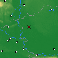 Nearby Forecast Locations - Sombor - Mapa