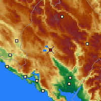 Nearby Forecast Locations - Nikšić - Mapa