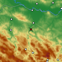 Nearby Forecast Locations - Bania Luka - Mapa