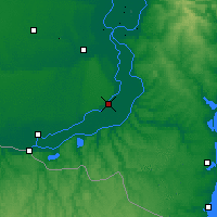Nearby Forecast Locations - Feteşti - Mapa