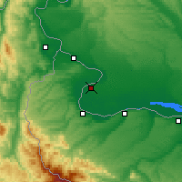 Nearby Forecast Locations - Calafat - Mapa