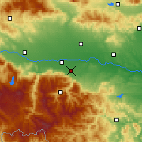 Nearby Forecast Locations - Krumovo - Mapa