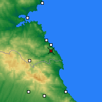 Nearby Forecast Locations - Ahtopol - Mapa