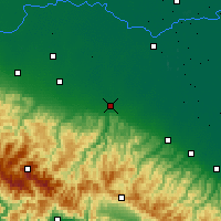 Nearby Forecast Locations - Bolonia - Mapa