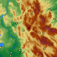 Nearby Forecast Locations - Terminillo - Mapa