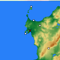Nearby Forecast Locations - Alguer - Mapa