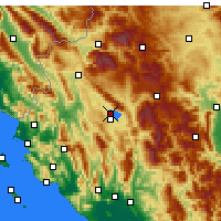 Nearby Forecast Locations - Ioánina - Mapa