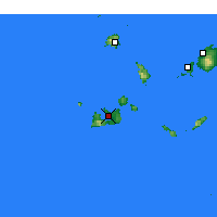Nearby Forecast Locations - Adamantas - Mapa