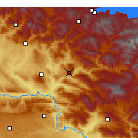 Nearby Forecast Locations - Siirt - Mapa