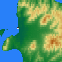 Nearby Forecast Locations - Ponnegyrgyn - Mapa