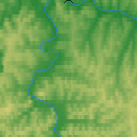 Nearby Forecast Locations - Olenyok - Mapa