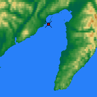 Nearby Forecast Locations - Korf - Mapa