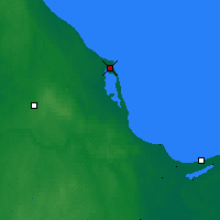 Nearby Forecast Locations - Mērsrag - Mapa