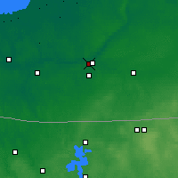 Nearby Forecast Locations - Cherniajovsk - Mapa