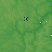 Nearby Forecast Locations - Sukhinichi - Mapa